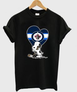 snoopy hockey sport t-shirt