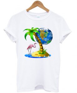 tropical beach t-shirt