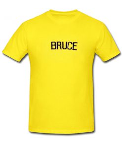 bruce font tshirt