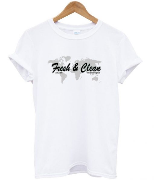 fresh and clean t-shirt