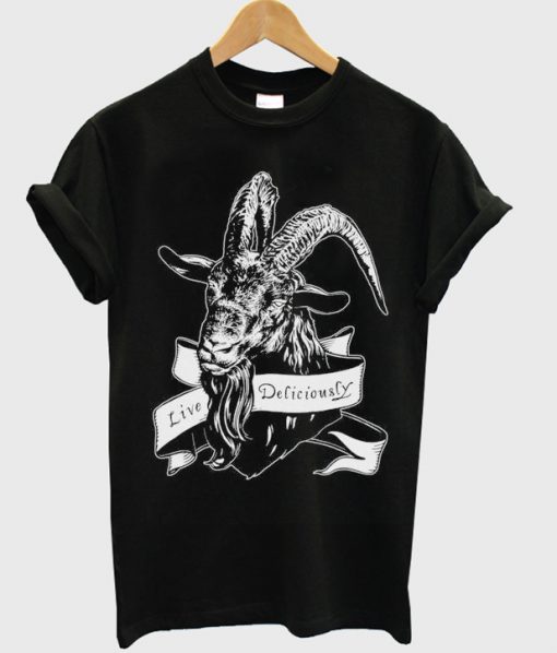 live deliciously t-shirt