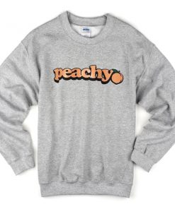 peachy sweatshirt
