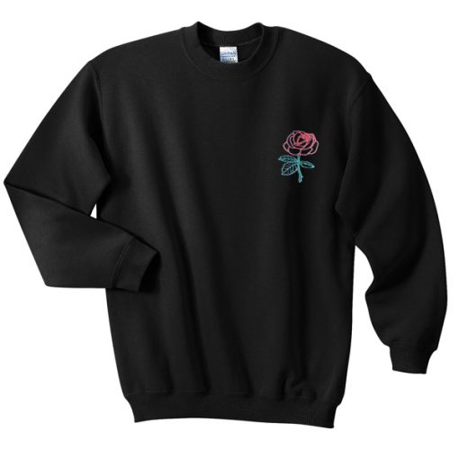 rose flower sweatshirt