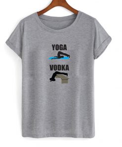yoga vs vodka t-shirt