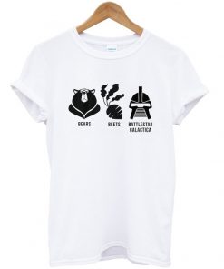 bears beets battlestar galaction t-shirt