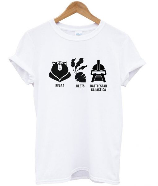 bears beets battlestar galaction t-shirt
