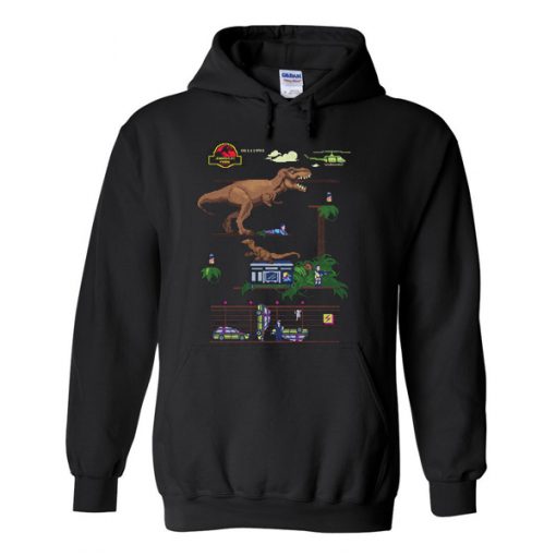 jurassic park classic dino hoodie