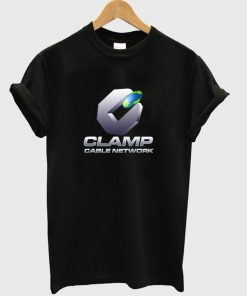 clamp cable network t-shirt