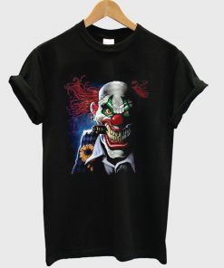 creepy joker claws t-shirt