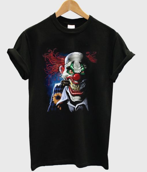 creepy joker claws t-shirt