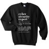 cyber security expert sweatshirt