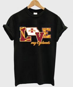 i love state my cyclones t-shirt