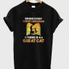 behind every great librarian t-shirt