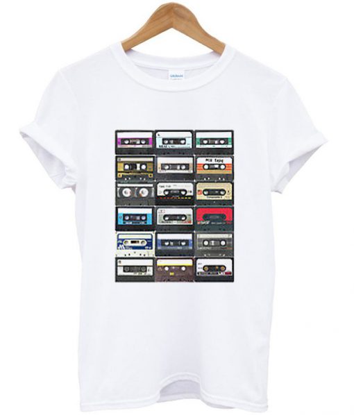 cassette tape retro t-shirt