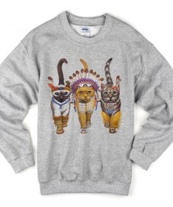 cat indians sweatshirt