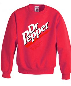 dr pepper logo sweatshirt