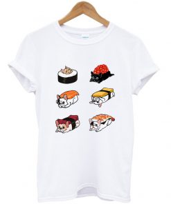 frenchie sushi t-shirt
