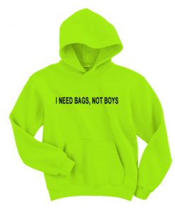 i need bags not boys hoodie