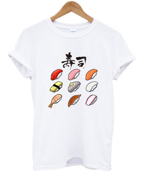 japanese sushi t-shirt