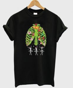 santa skeleton t-shirt