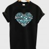 sewing heart t-shirt