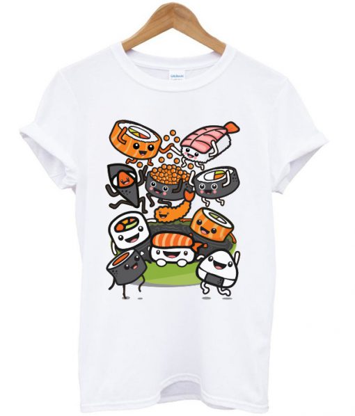 sushi party t-shirt