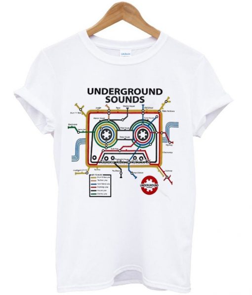 underground sounds t-shirt