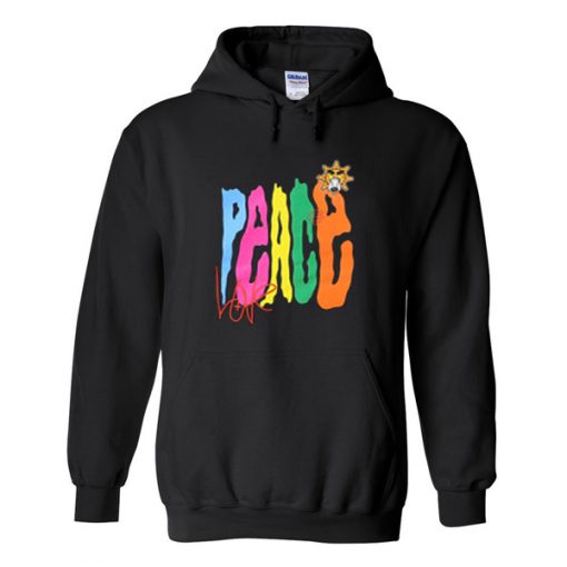 peace love hoodie