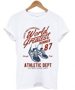 world greatest runner 87 t-shirt