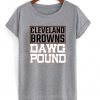 cleveland browns dawg pound t-shirt