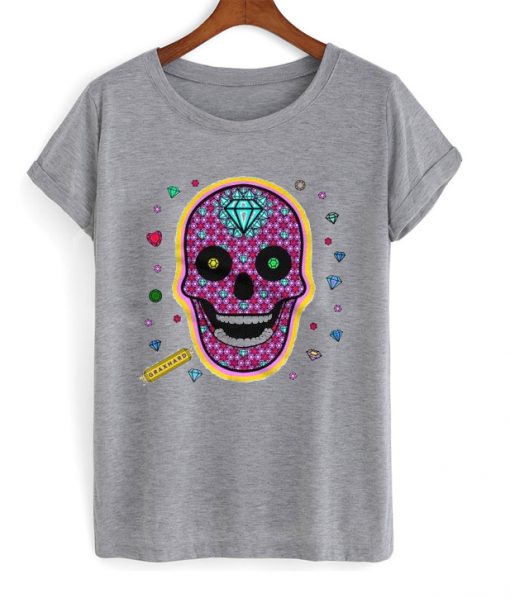 skull diamonds t-shirt