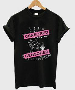 censored t-shirt