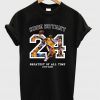 kobe bryant 24 greatest of all time t-shirt