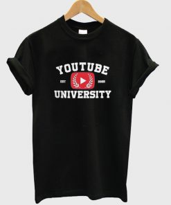 youtube university t-shirt