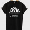 brain metronome stereo t-shirt