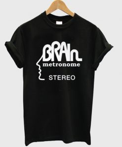 brain metronome stereo t-shirt