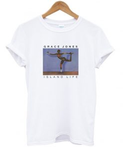 gace jones island life t-shirt