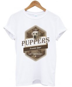 puppers premium lager t-shirt