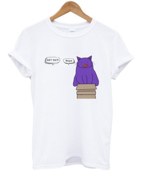 ultraviolet crazy cat t-shirt