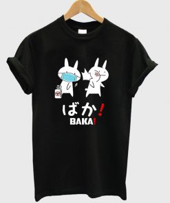 baka social distancing t-shirt