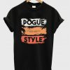 pogue style t-shirt