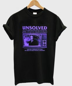 unsolved mysteries t-shirt