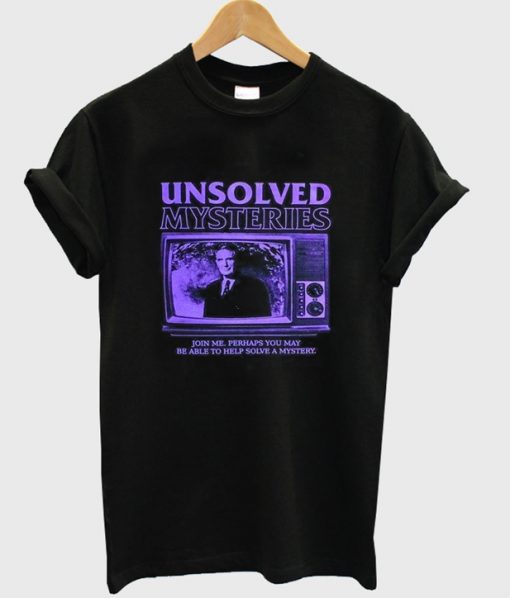 unsolved mysteries t-shirt