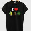 i love trees regrowth of plants trees t-shirt