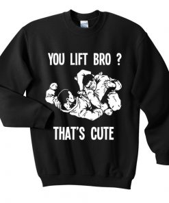 you lift bro sweatshirt