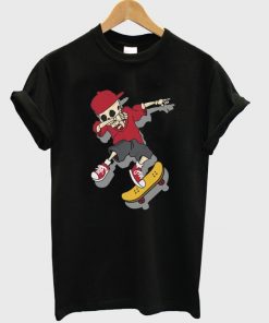 skeleton skateboarder t-shirt