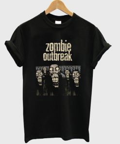 zombie outbreak t-shirt