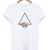 crawling hand triangle t-shirt