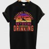 weekend forecast skydiving t-shirt