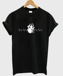 heartbeat drum t-shirt